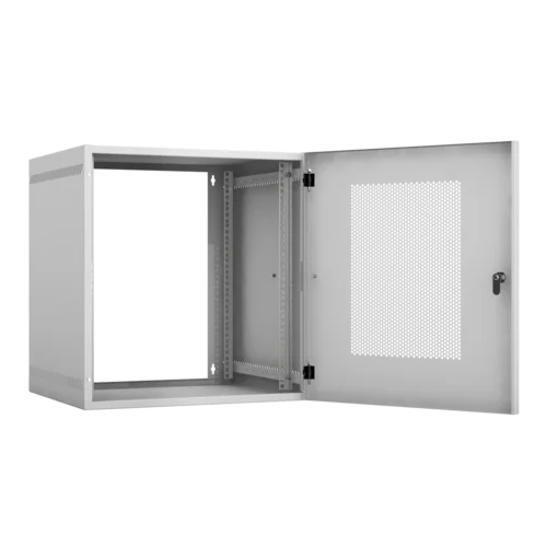 Настенный шкаф 19", 12U, перфорация, 540х500, серый